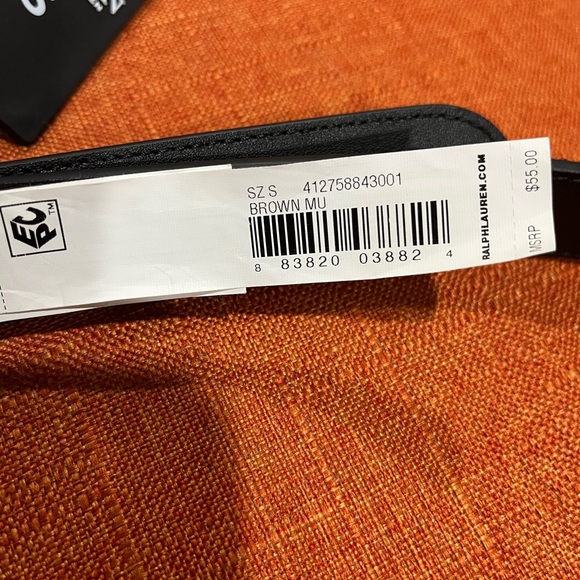 Ralph Lauren Leopard Print Belt - Brown and Black - Picture 2 of 8